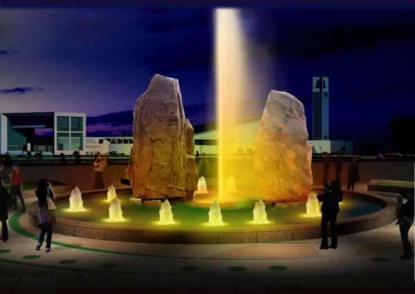 Водопад горками