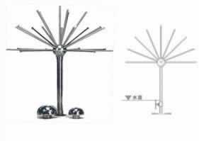 Кристалл полушарие Фонтан