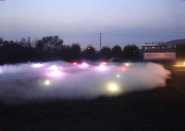 Brouillard artificiel Fontaine