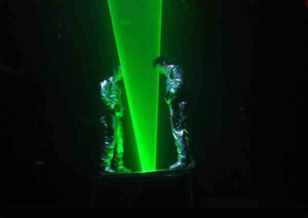 Laser-Brunnen